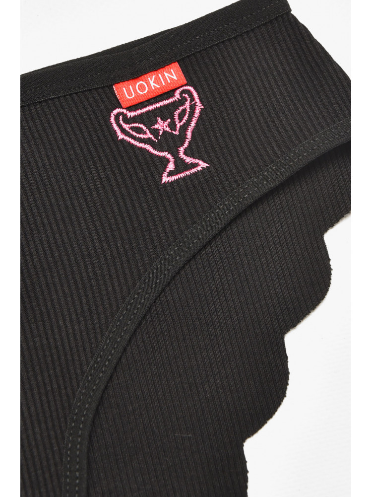 Труси жіночі чорного кольору 0035 211824C