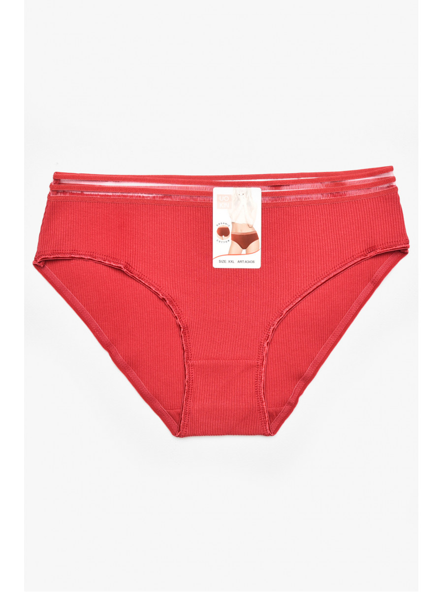 Труси жіночі червоного кольору 3436 211829C