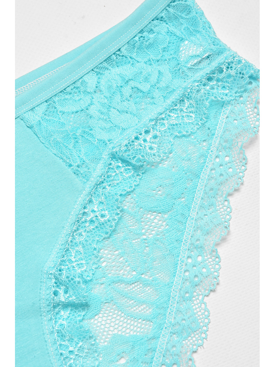 Труси жіночі бірюзового кольору 0311 211857C