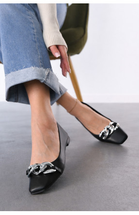 Балетки женские черного цвета 5601-10 211863C
