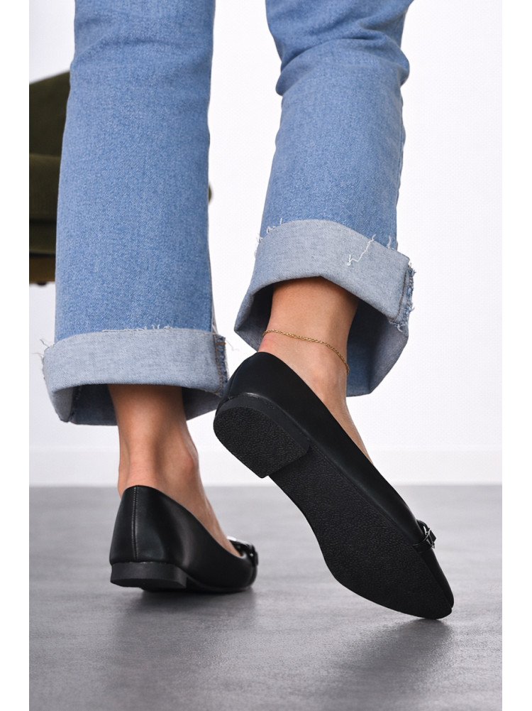 Балетки женские черного цвета 5601-10 211863C