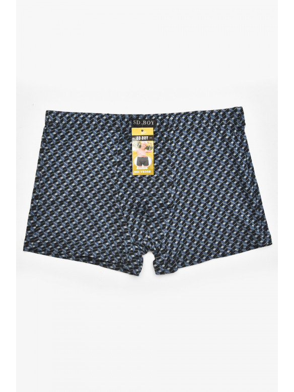 Боксеры детские для мальчика черного цвета с принтом Y6358 211873C