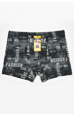 Боксеры детские для мальчика черного цвета с принтом Y6363 211874C