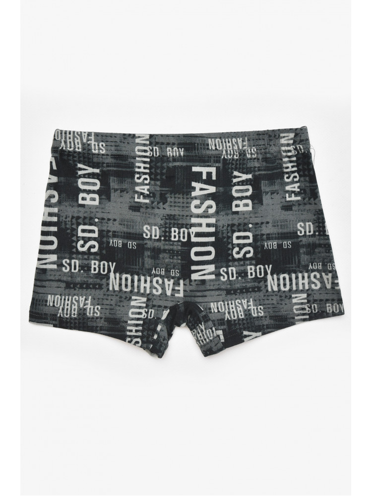 Боксеры детские для мальчика черного цвета с принтом Y6363 211874C