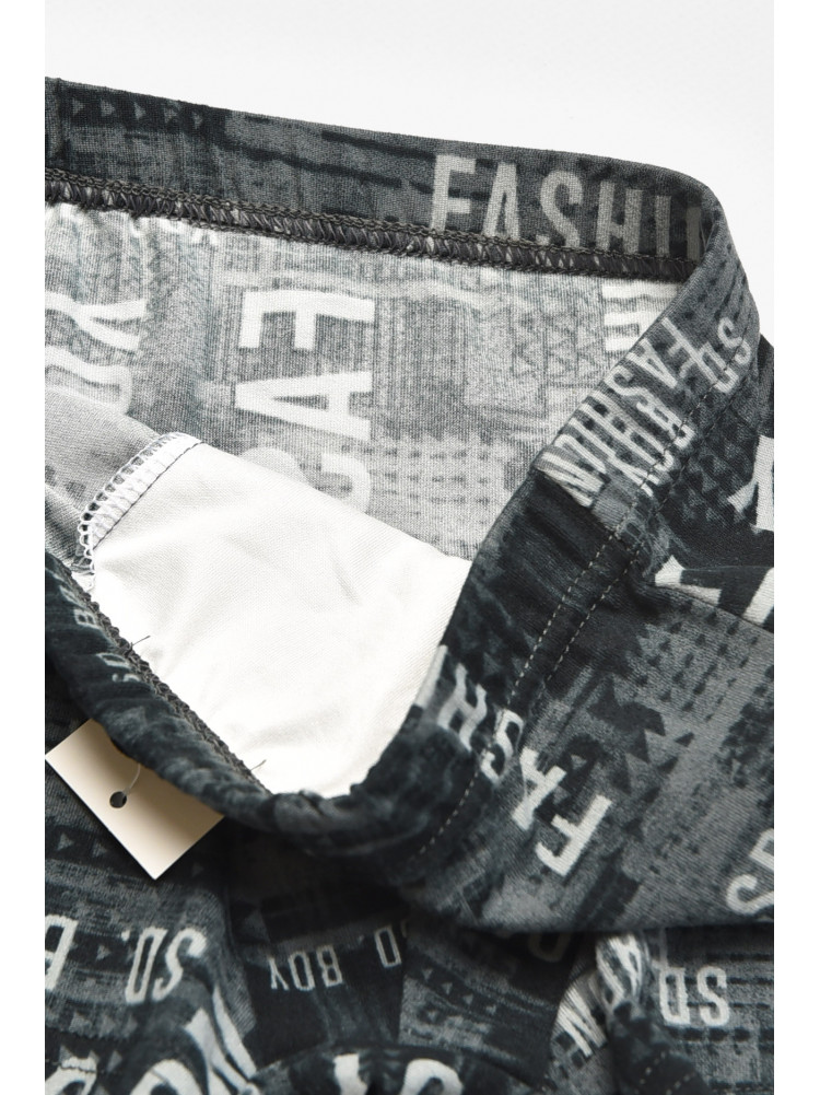 Боксеры детские для мальчика черного цвета с принтом Y6363 211874C