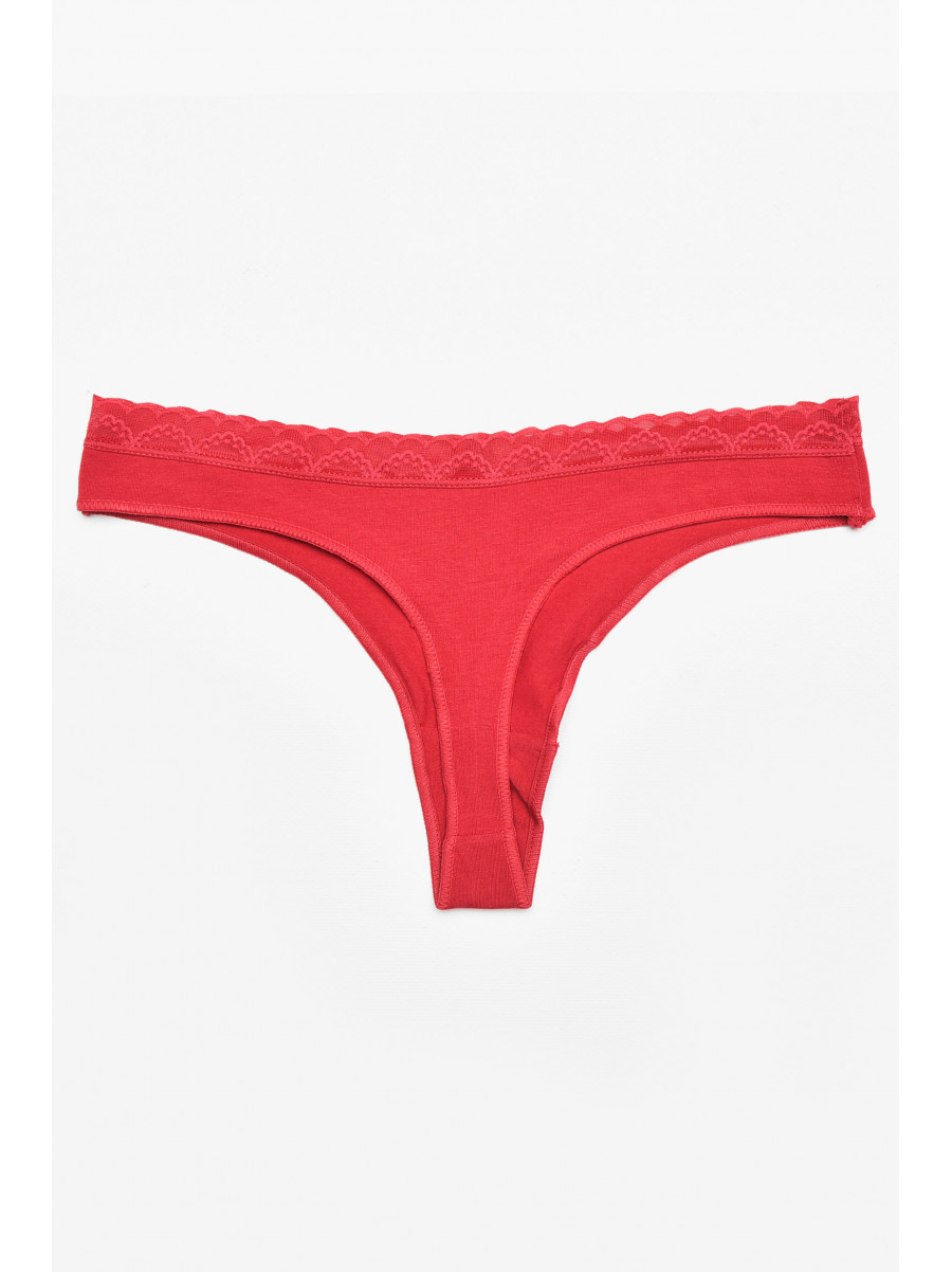 Стрінги жіночі бордового кольору 6225 211877C