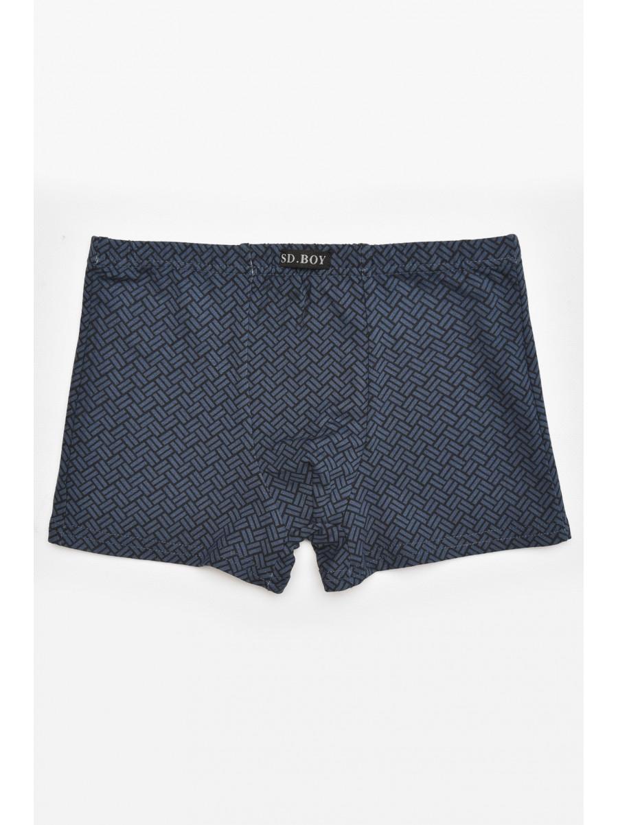 Боксеры детские для мальчика черного цвета с принтом Y6361 211878C