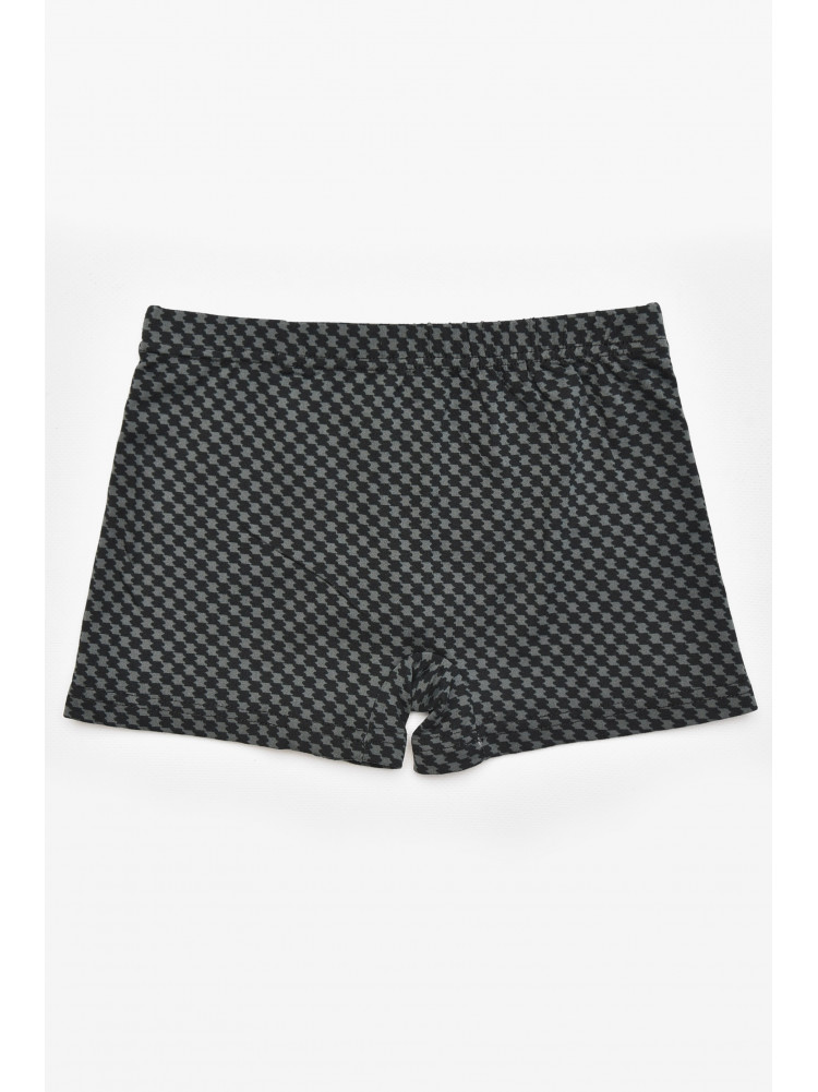 Боксеры детские для мальчика черного цвета с принтом Y6357 211881C