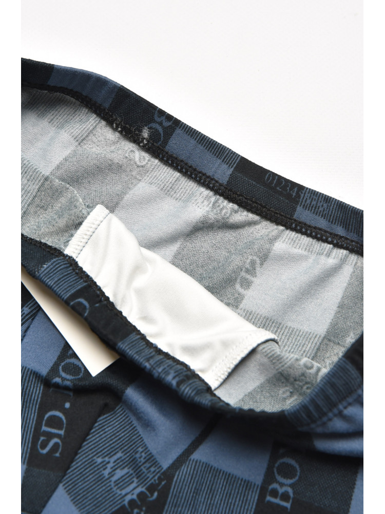 Боксеры детские для мальчика черного цвета с принтом Y6360 211884C