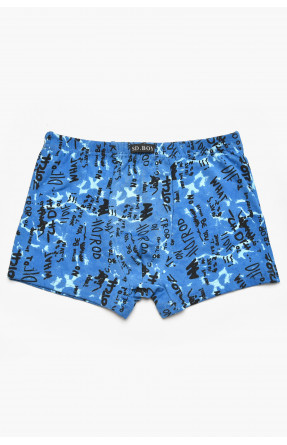 Боксеры детские для мальчика синего цвета с принтом 211888C Боксеры детские для мальчика синего цвета с принтом 211888C