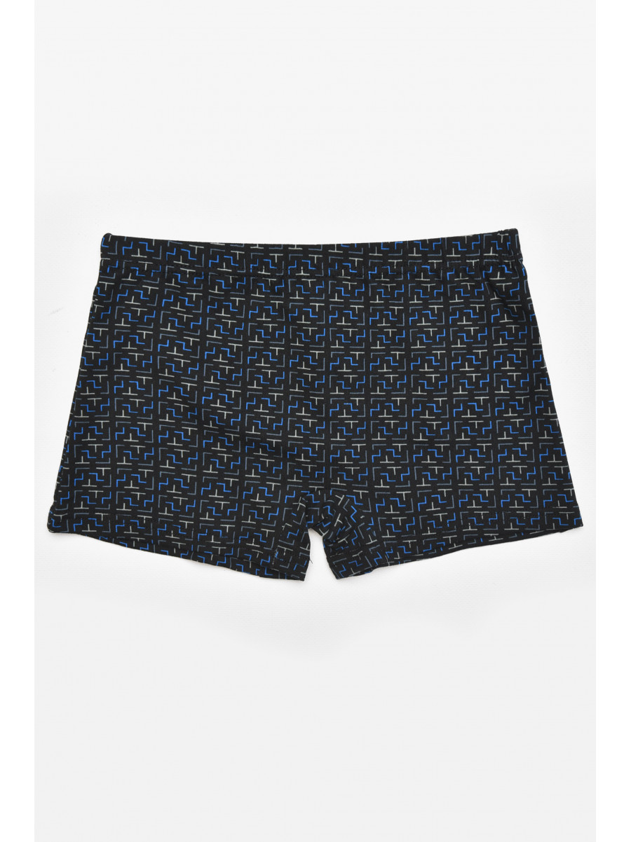 Боксери дитячі для хлопчика чорного кольору з принтом Y6354 211890C