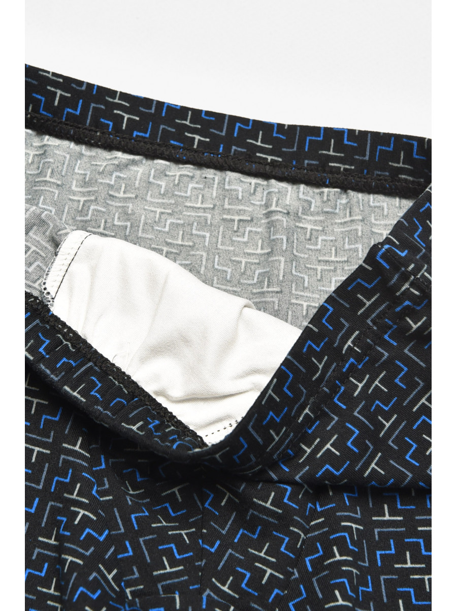 Боксери дитячі для хлопчика чорного кольору з принтом Y6354 211890C