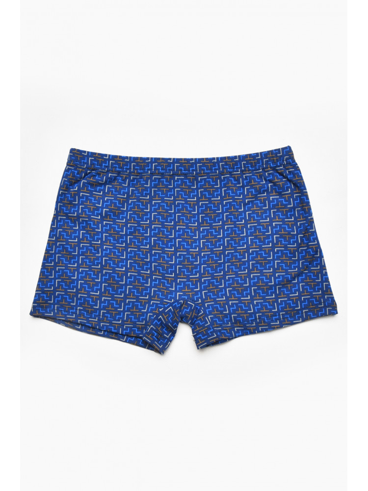 Боксеры детские для мальчика тёмно-синего цвета с принтом Y6354 211893C