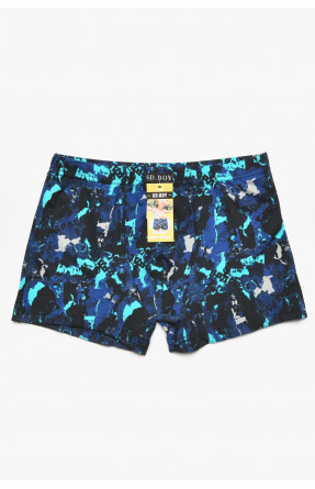 Боксеры детские для мальчика черного цвета с принтом Y6362 211896C