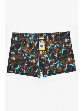 Боксеры детские для мальчика черного цвета с принтом Y6362 211898C
