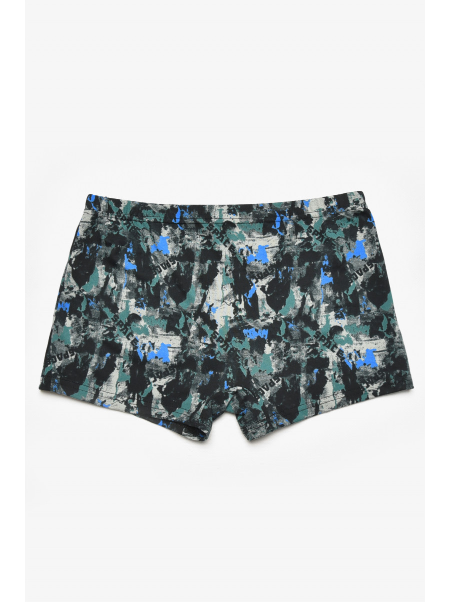 Боксеры детские для мальчика черного цвета с принтом Y6362 211899C