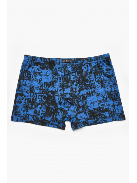 Боксеры детские для мальчика черного цвета с принтом Y6356 211902C