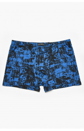Боксеры детские для мальчика черного цвета с принтом Y6356 211902C