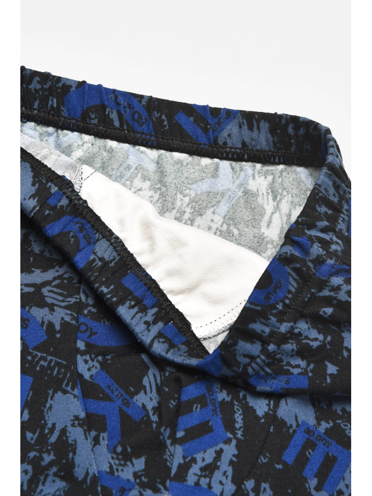 Боксеры детские для мальчика черного цвета с принтом Y6353 211904C