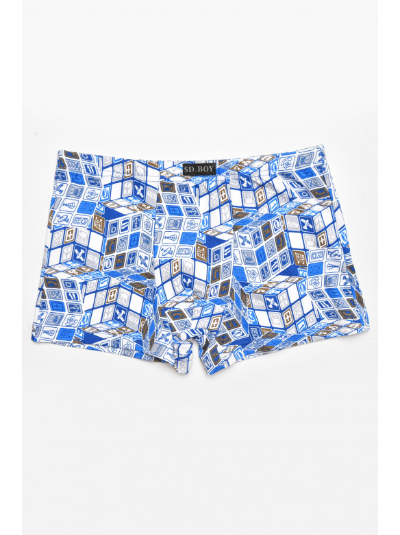 Боксеры детские для мальчика белого цвета с принтом Y6341 211906C