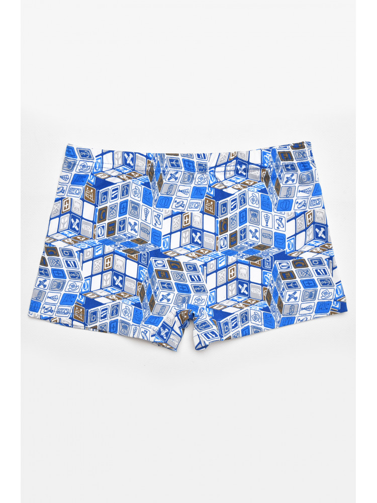 Боксеры детские для мальчика белого цвета с принтом Y6341 211906C