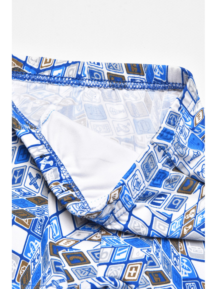 Боксеры детские для мальчика белого цвета с принтом Y6341 211906C