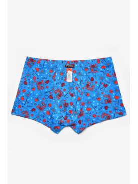 Боксеры мужские синего цвета с принтом W3913 211908C Боксеры мужские синего цвета с принтом W3913 211908C