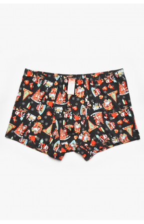Боксеры мужские черного цвета с принтом W3910 211910C