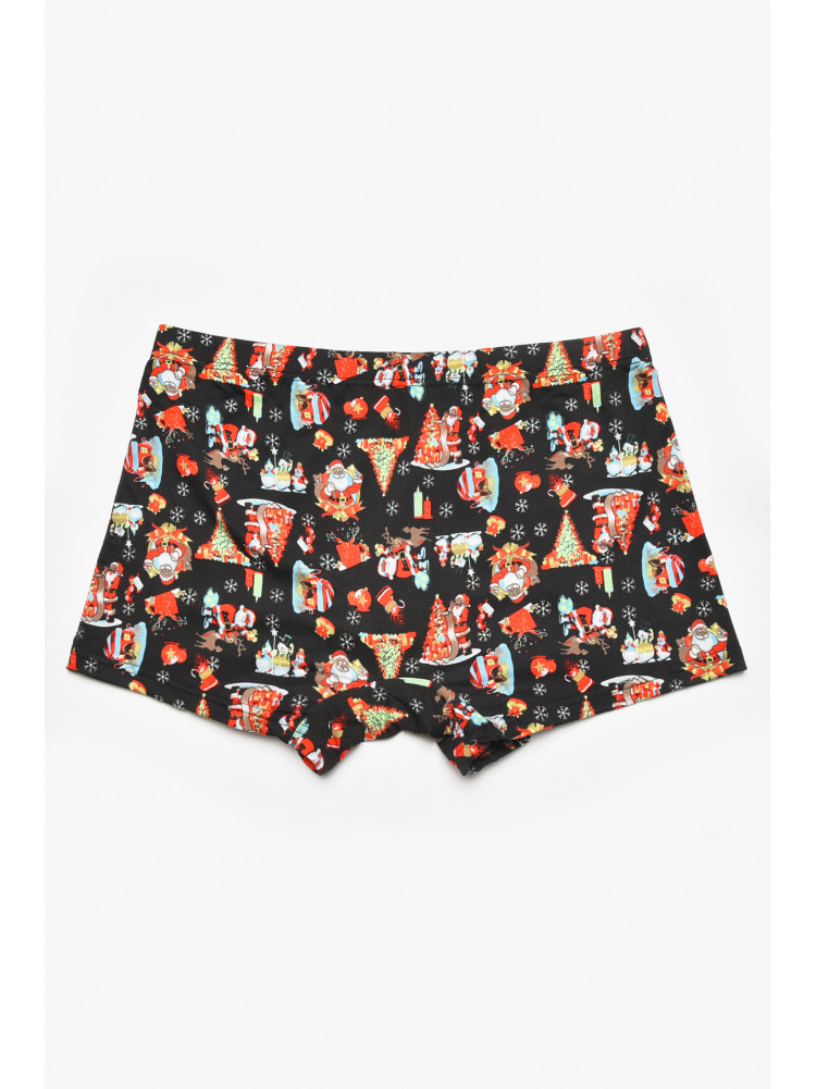 Боксеры мужские черного цвета с принтом W3910 211910C