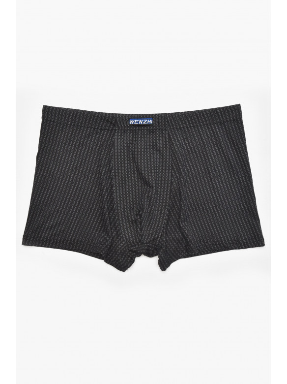 Боксери чоловічі чорного кольору з принтом 211911C