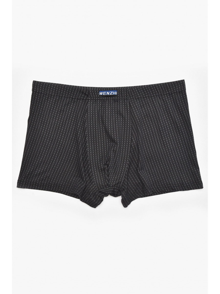 Боксери чоловічі чорного кольору з принтом 211911C