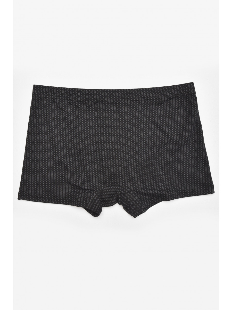 Боксери чоловічі чорного кольору з принтом 211911C