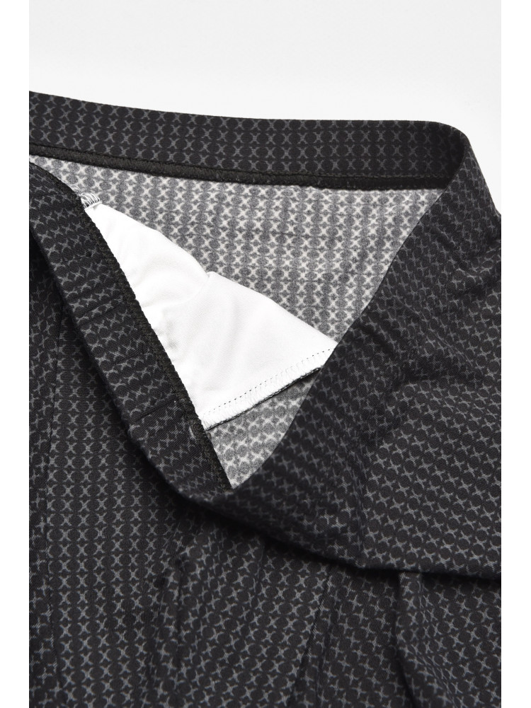 Боксери чоловічі чорного кольору з принтом 211911C