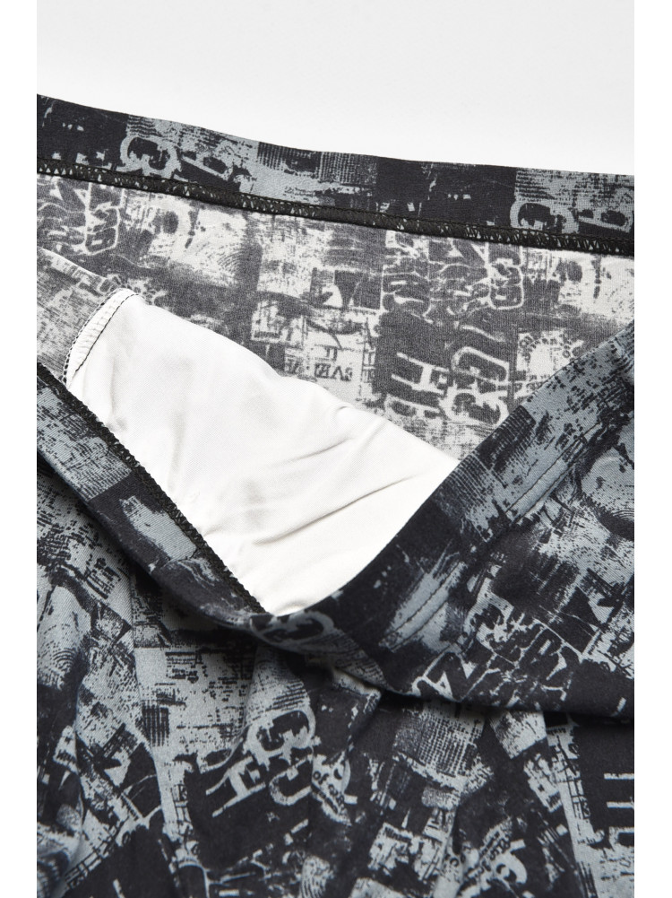 Боксери чоловічі чорного кольору з принтом W3779 211914C