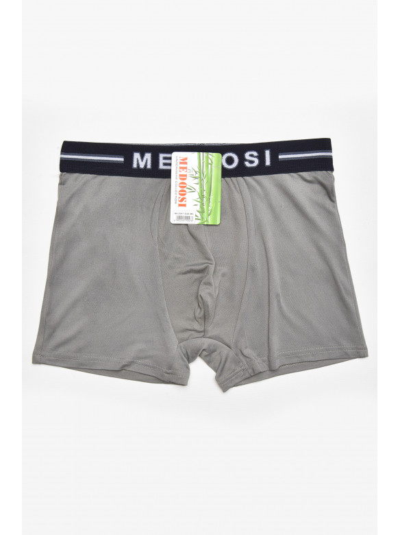Боксери чоловічі темно-сірого кольору з принтом Z047 211915C