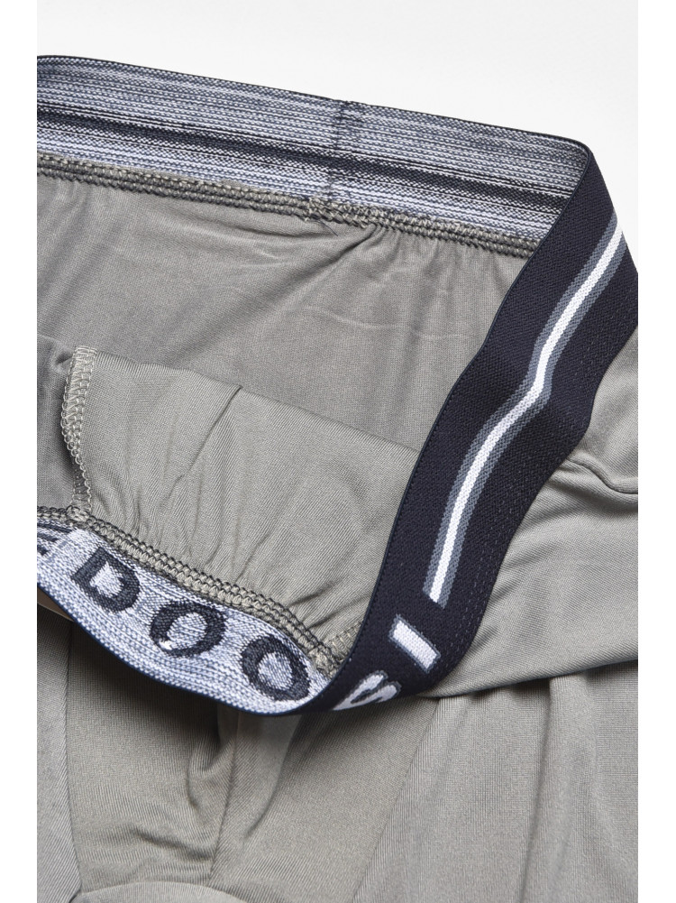 Боксери чоловічі темно-сірого кольору з принтом Z047 211915C