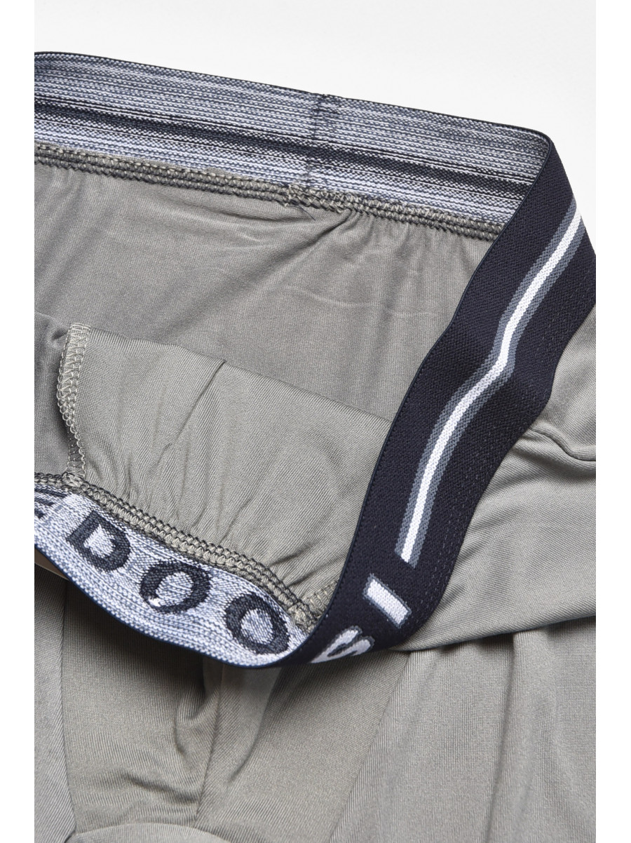Боксери чоловічі темно-сірого кольору з принтом Z047 211915C