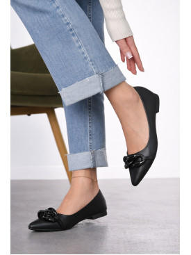 Балетки женские черного цвета 5601-29 211917C