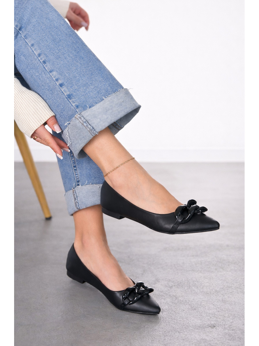 Балетки женские черного цвета 5601-29 211917C