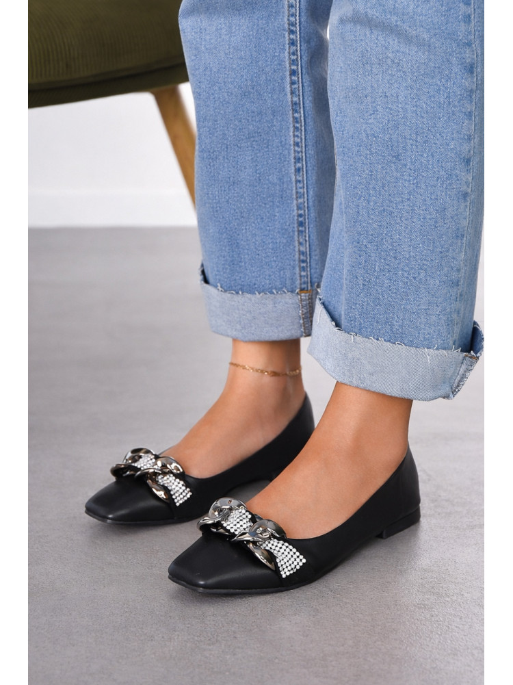 Балетки женские черного цвета 5601-15 211918C