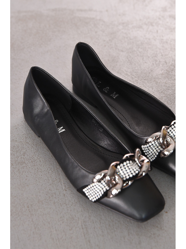 Балетки женские черного цвета 5601-15 211918C