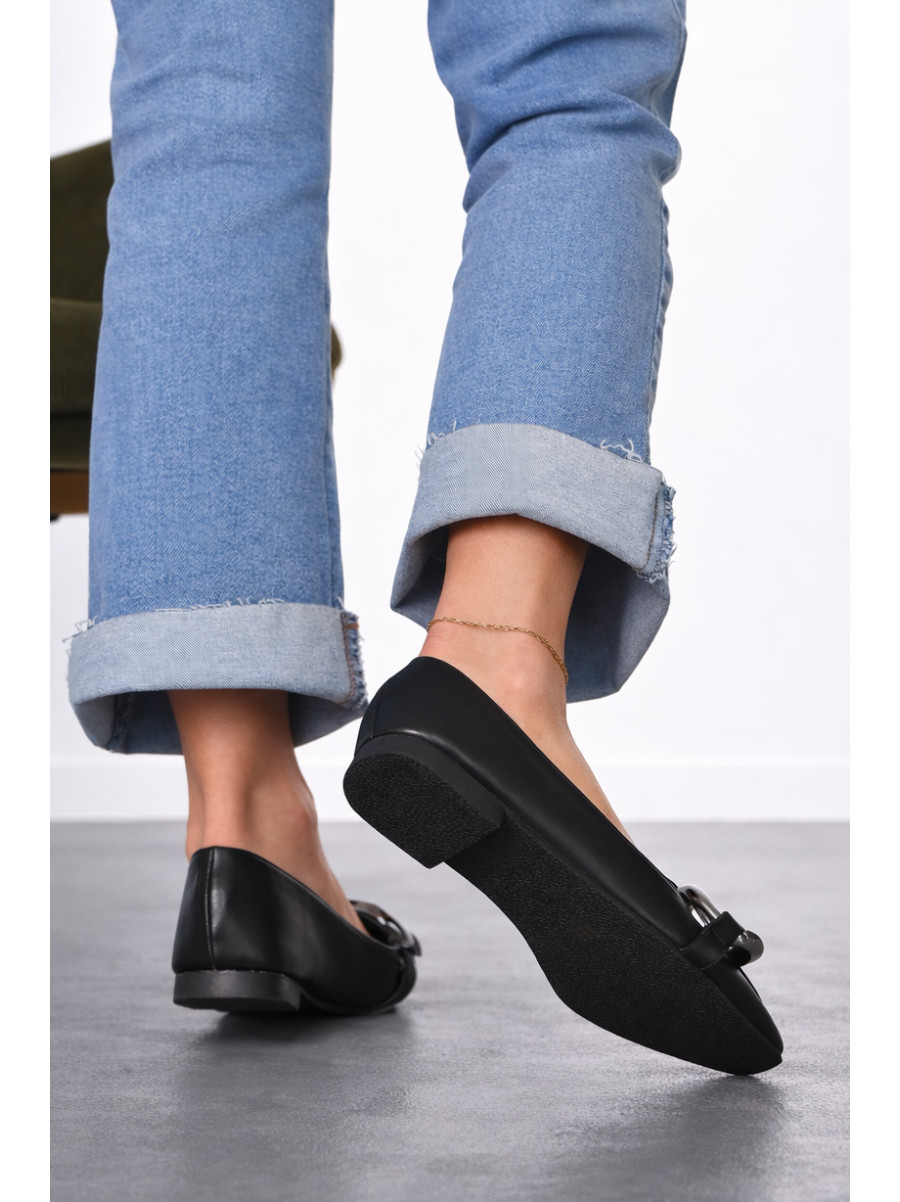 Балетки женские черного цвета 5601-18 211919C