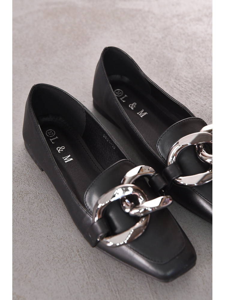 Балетки женские черного цвета 5601-18 211919C