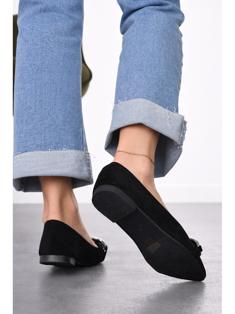 Балетки женские черного цвета 5601-24 211920C