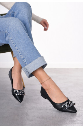 Балетки женские черного цвета 5601-6 211921C