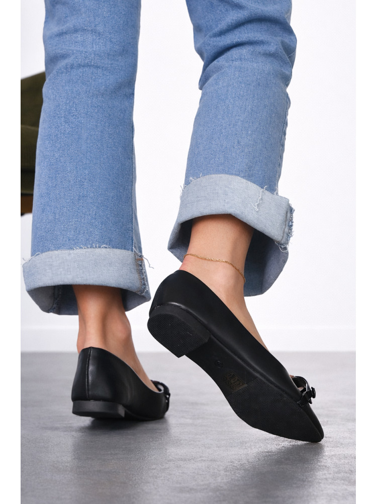 Балетки женские черного цвета 5601-6 211921C