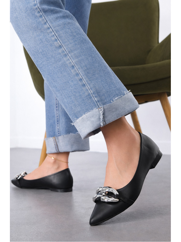 Балетки женские черного цвета 5601-21 211922C