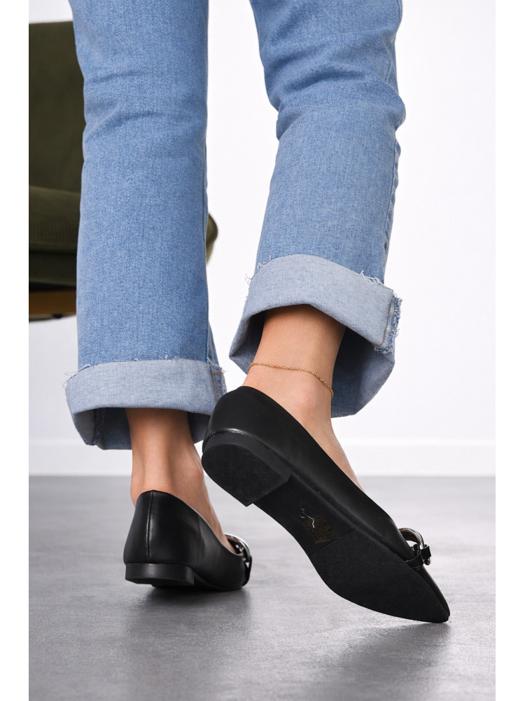 Балетки женские черного цвета 5601-21 211922C