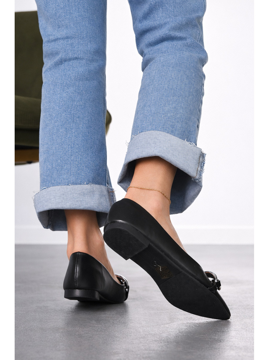 Балетки женские черного цвета 5601-21 211922C