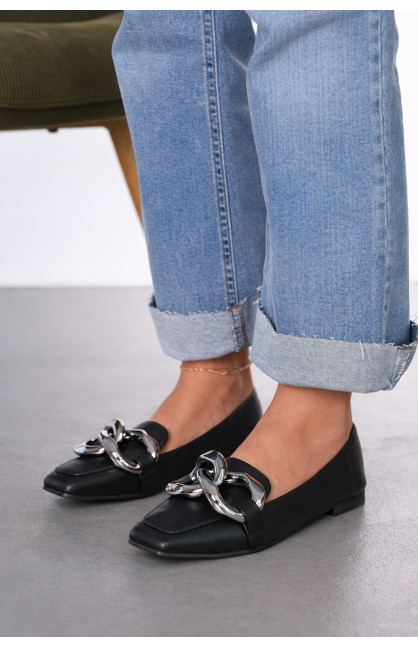 Балетки женские черного цвета 5601-18 211923C